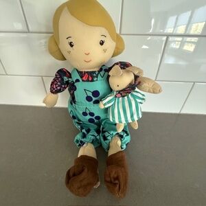 Manhattan Playdate Friends Ollie Machine Washable Dryer Safe 14" Doll w/ Stuffie